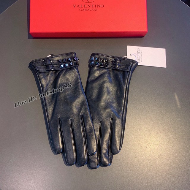 VALENTINO華倫天奴時尚觸屏女款手套 官網同步女士新款高檔羊皮手套 mmyj1677